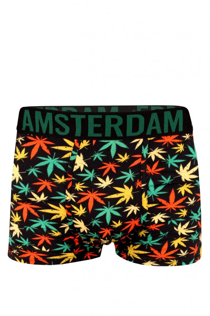 Amsterdam leaf měkké pánské boxerky AMS-006 2 kusy