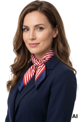 Stewardess šátek letuška vícebarevná