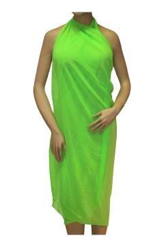 Janette Green lehký pareo šátek zelená