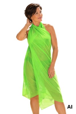 Janette Green lehký pareo šátek
