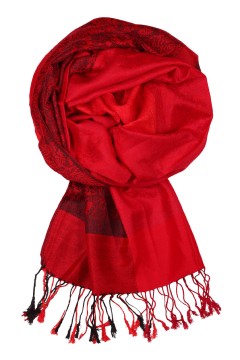 Svratka luxusní pašmína CHZ-1 červená