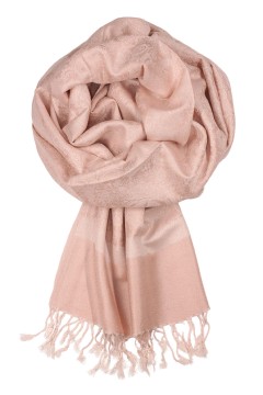 Verona Lux kašmírová šála H85J_26 světle růžová
