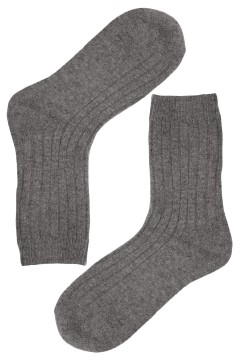 Vlněné ponožky angora LY308 tmavě fialová 35-38