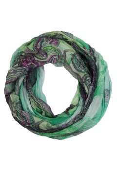 Lehká duhová kruhová šála se vzorem Pastel Air