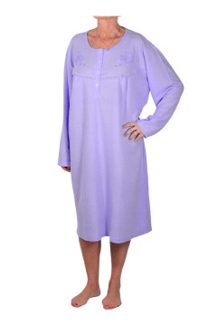 Velká teplá froté noční košile Vlastina