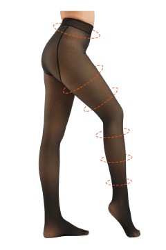 Termo Nude punčocháče kompresní 280 DEN