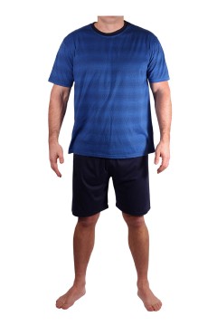 Pánské pyžamo krátký rukáv krátké nohavice Tom MC-3625