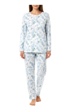 Dámské pyžamo z bavlny – dlouhý rukáv, dlouhé nohavice Zita 2323
