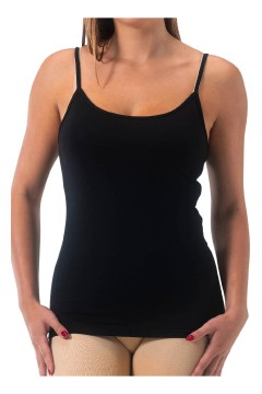 Stáňa dámská bambusová spodní košilka – hladká, špagetová ramínka 809
