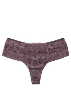 Plus Size tanga Erin krajková - 3 ks