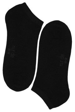 Ponožky Sneakers kotníčkové bavlněné - černé 5 párů černá 35-38