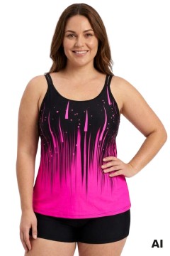 Vanda dámské tankini s boxerkami P500