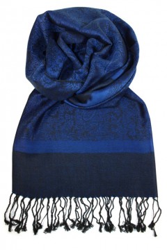 Abante cashmere šála tmavě modrá