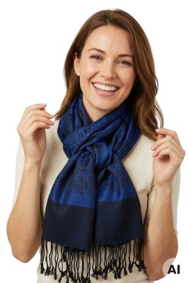 Abante cashmere šála_108 tmavě modrá