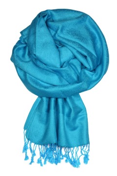 Florencie pašmína šála H85J_18 modrá