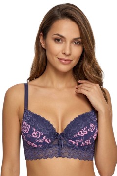 Latifana podprsenka s krajkou super push-up 3478