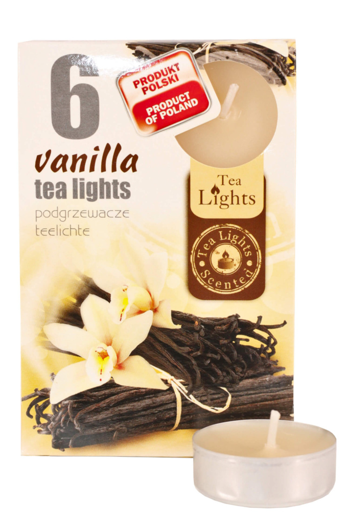 Vanilla - 6 ks vonných svíček