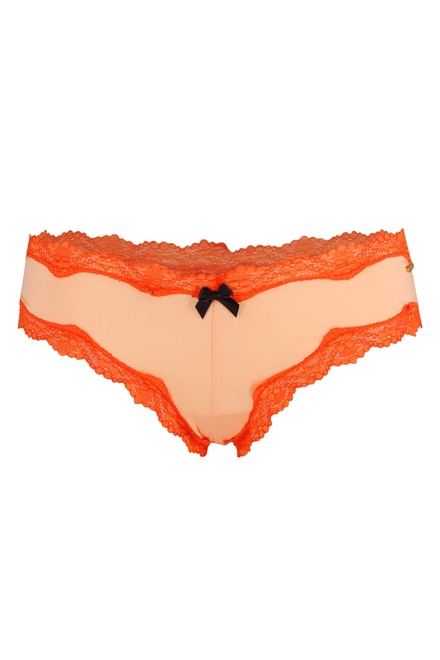 Laura Arancione luxusní bikini kalhotky - DIVA béžová velikost: L