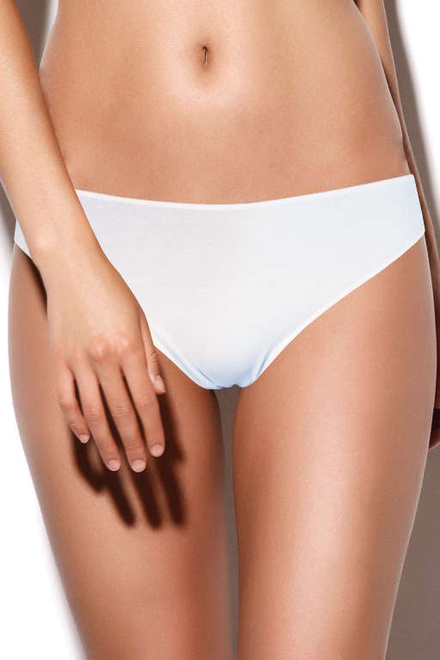 Janessa bavlněné kalhotky brazilky - 3ks bílá velikost: L