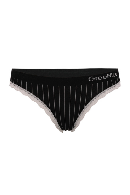 Azzy Greenice bikini sada 3 kusů kalhotek černá velikost: M