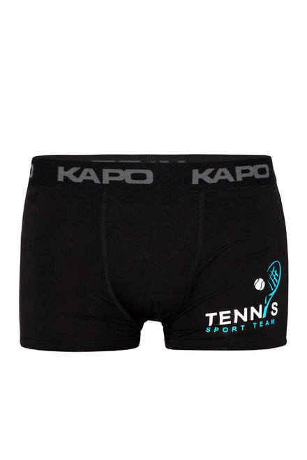 Rafael Kapo tenis boxerky - dvojbal černá velikost: L