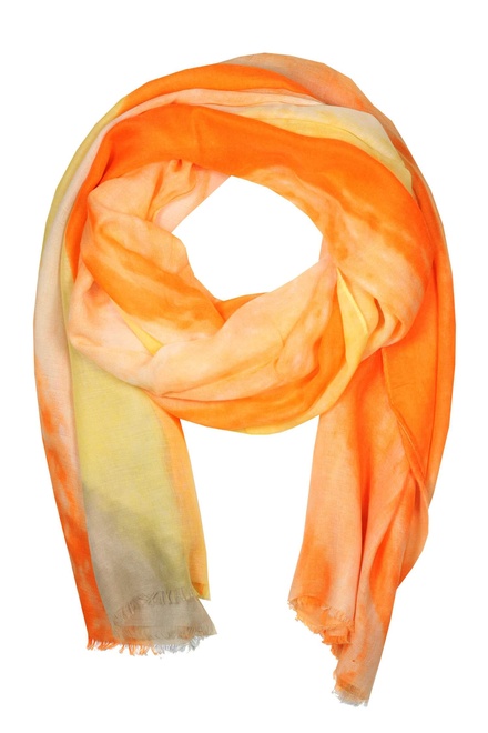 Meradiso orange obdélníkový šátek B1945