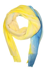 Meradiso yellow obdélníkový šátek B1945