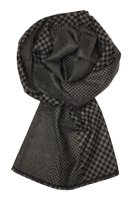 Eduardo dark grey luxusní pašmína pro muže
