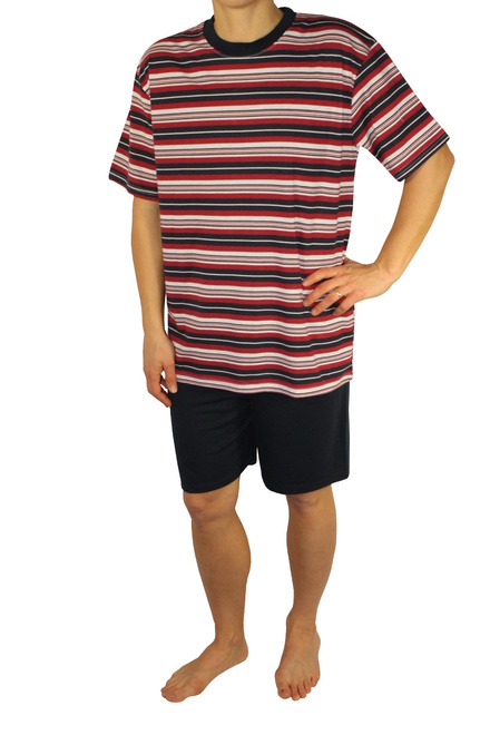 Devon pánské pyžamo tmavě červená velikost: XL