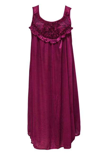 Jarmilka violet elegantní dámská dlouhá košile bez rukávů 1101