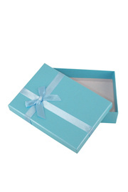 Modrá dárková krabička 10 x 14 cm
