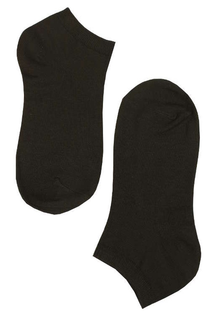 Dámské kotníčkové ponožky EW001C- 3páry černá velikost: 35-38