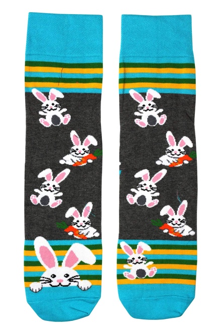 Velikonoční ponožky Zajíček Intenso modrá velikost: 44-46