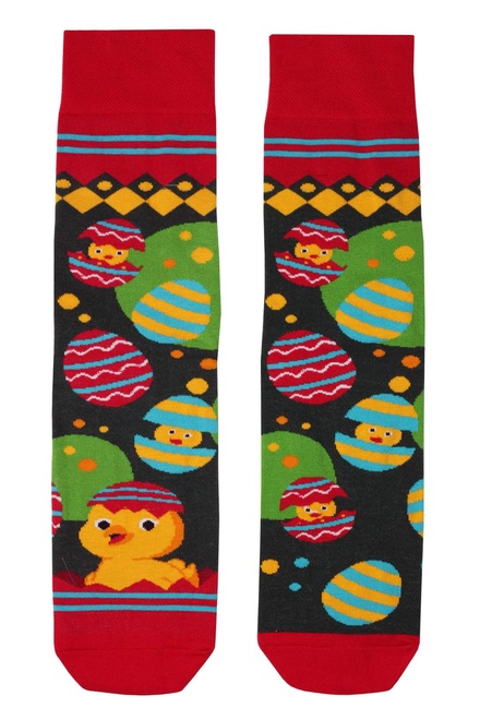 Velikonoční ponožky Kuřátko Intenso červená velikost: 44-46