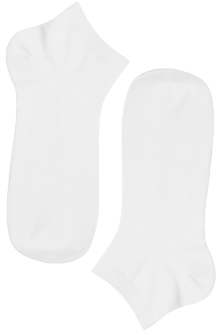 Pánské kotníčkové ponožky bavlněné CM110A- 3 páry bílá velikost: 43-47