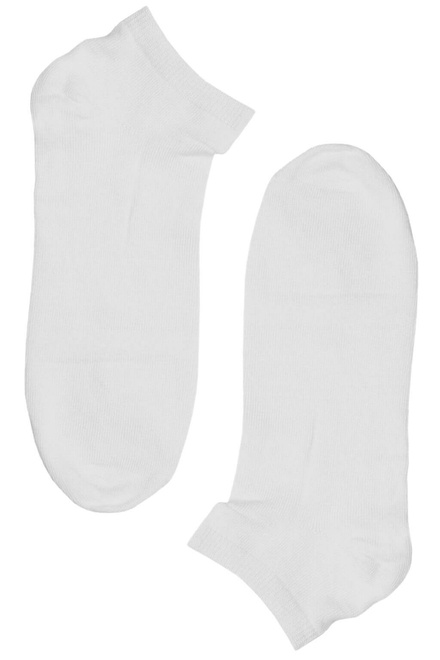 Levné pánské cotton ponožky 3Bal - AM1000A bílá velikost: 40-44