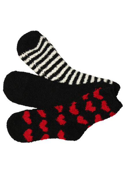 Emi Ross dámské žinilkové ponožky se srdíčky