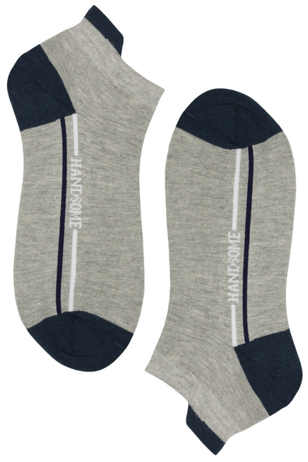 Kotníčkové bavlněné ponožky pánské CM126 - 3 páry