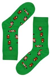 Pánské veselé ponožky AuraVia Vánoční