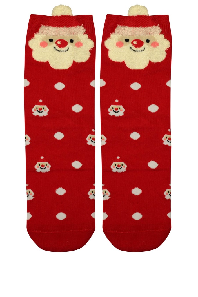 Vánoční vysoké ponožky dámské Santa