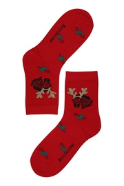 Vánoční veselé ponožky se zebrou