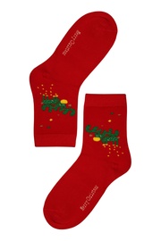Vánoční dámské ponožky Zelený sob