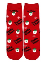 Vánoční ponožky s veselým Santou