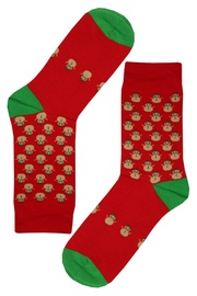 Vánoční pánské ponožky s veselými sněhuláčky