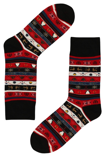 Pánské veselé ponožky Vánoce