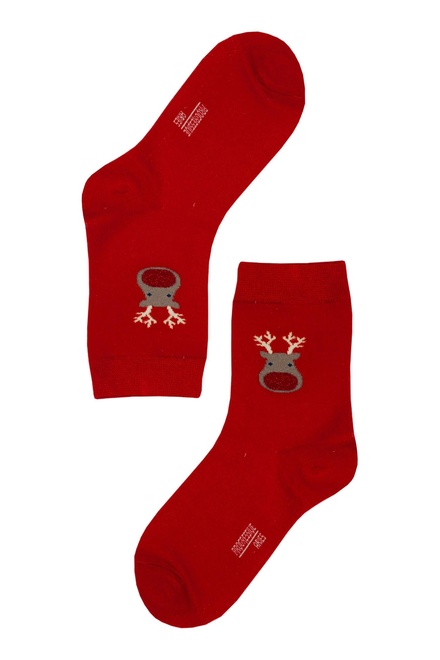 Sob Rudolf - dámská vánoční ponožka