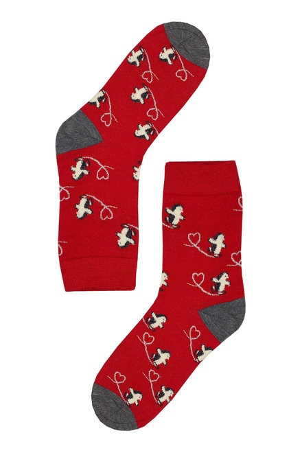 Veselý ježeček - dámská vánoční ponožka