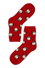 Veselí tučňáčci - dámská vánoční ponožka