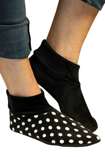 Janine ponožkoboty dámské domácí 5095 - 2bal černá velikost: 35-38