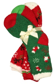 Vánoční teplé ponožky dámské - 3bal